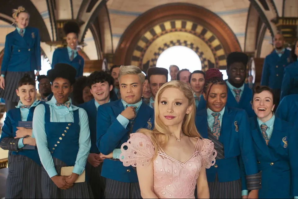 Ensemble scene from Wicked